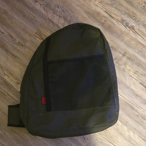 Hugo Boss Black Backpack with Mesh Accent